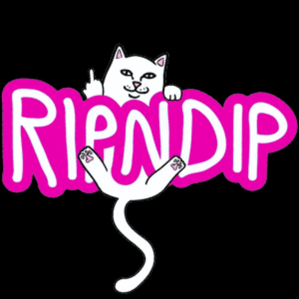 RARE 1987 RIPNDIP LIMITED EDITION Black Long Sleeve Graphic Tee S Lord Nermal - Picture 7 of 10